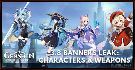 3.8 banners|Genshin Impact 3.8 banners: Characters, weapons,。